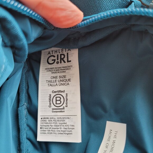 NWT Athleta Girl Always Belt Bag Coastal Teal - Picture 11 of 14